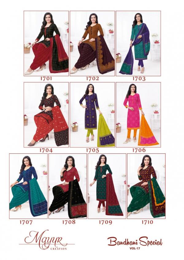 mayur bandhani special vol 17 Regular Wear Cotton Dress Material